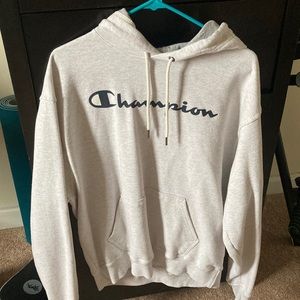 White Champion Hoodie